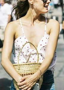 Vintage Reformation/Rouje style basket purse